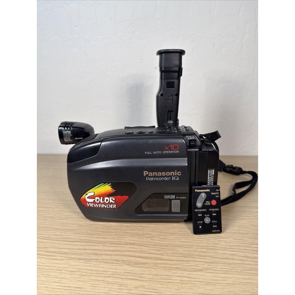 Panasonic PV-IQ403‎ Palmcorder VHS-C Camcorder Video Camera Recorder Untested